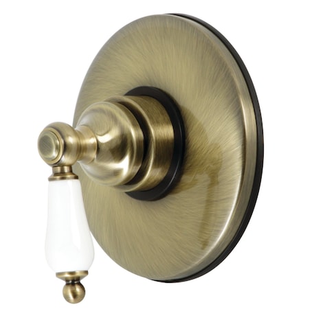 Kingston Brass KB3003PL Volume Control with Lever Handle, Antique Brass KB3003PL